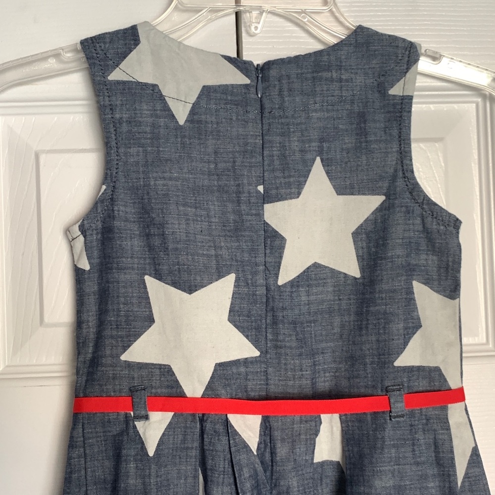 Gymboree Authentic Indigo Dye Jean girls dress - 5 - Picture 5 of 8